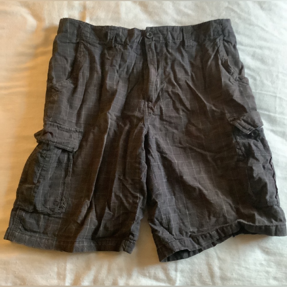 ⭐️Beverly Hills Polo Club Black Plaid Shorts